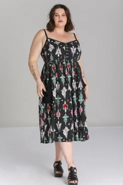 Hell Bunny Cersei Maxi Dress Black Discount