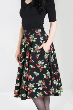 Hell Bunny Cherie 50's Skirt Black Sale