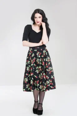 Hell Bunny Cherie 50's Skirt Black Sale