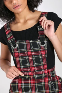 Hell Bunny Clash Pinafore Dress Clearance