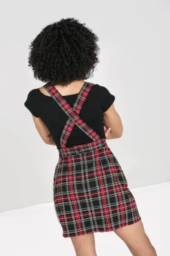 Hell Bunny Clash Pinafore Dress Clearance