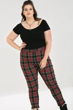 Hell Bunny Clash Skinny Trousers Discount