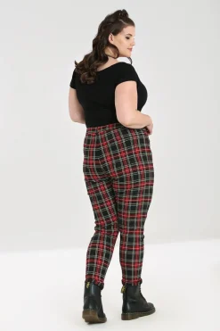 Hell Bunny Clash Skinny Trousers Discount