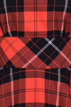 Hell Bunny Clementine 50's Dress Orange