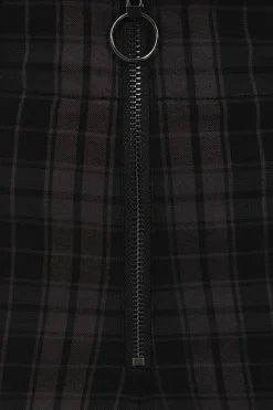 Hell Bunny Cobain Capris Grey Discount