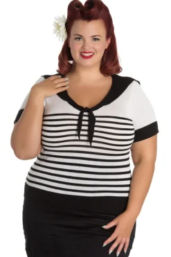 Hell Bunny Coco Top Black Clearance