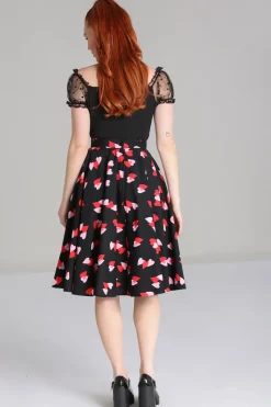 Hell Bunny Confetti Skirt Black