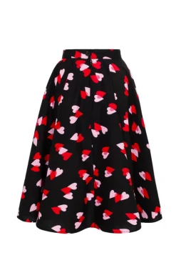Hell Bunny Confetti Skirt Black