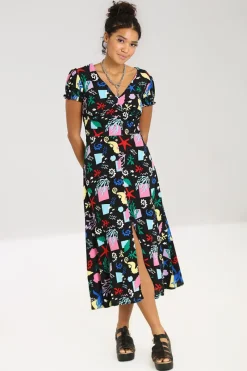 Hell Bunny Cora Maxi Dress Black