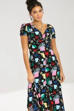 Hell Bunny Cora Maxi Dress Black