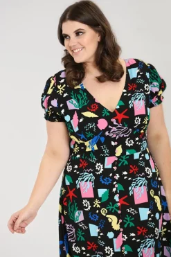 Hell Bunny Cora Maxi Dress Black