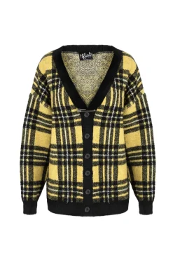 Hell Bunny Corey Cardigan Yellow Clearance