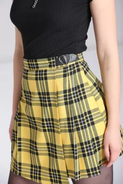 Hell Bunny Corey Skirt Yellow Discount