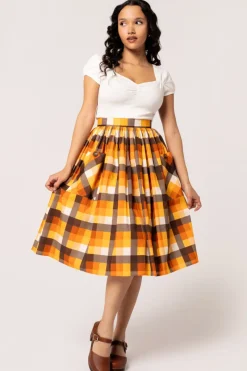 Hell Bunny Darlene Skirt Multi Discount