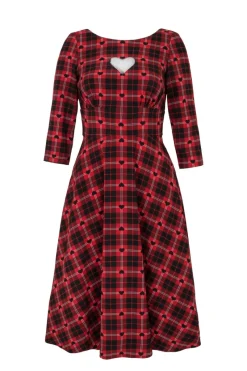 Hell Bunny Date Night Midi Dress Red Online