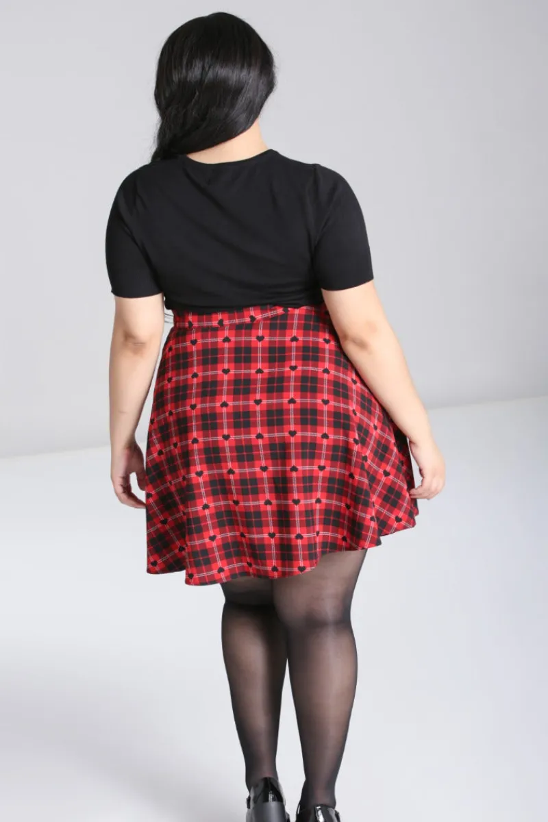 Hell Bunny Date Night Skirt Red Online