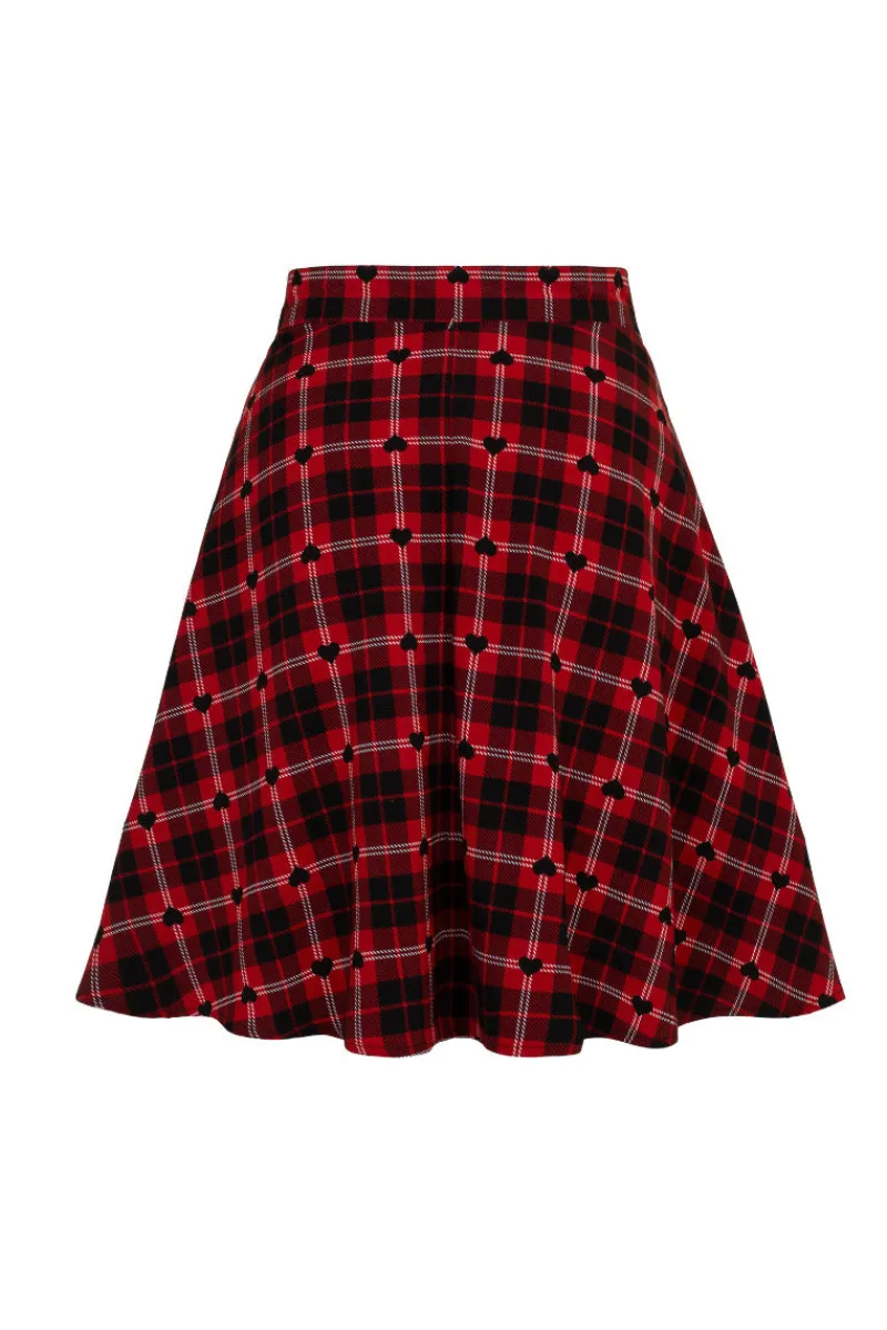 Hell Bunny Date Night Skirt Red Online