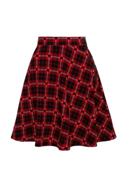 Hell Bunny Date Night Skirt Red Online
