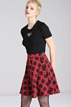 Hell Bunny Date Night Skirt Red Online