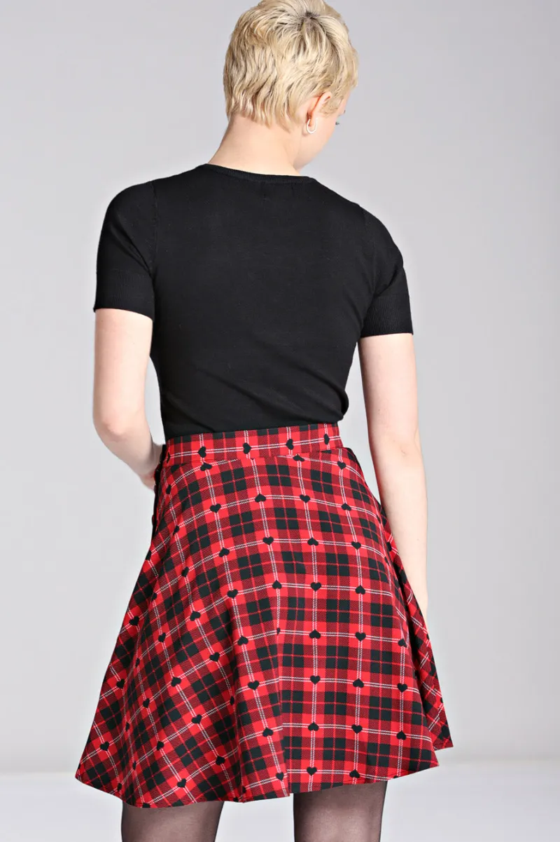 Hell Bunny Date Night Skirt Red Online