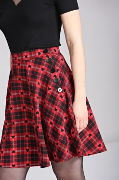 Hell Bunny Date Night Skirt Red Online