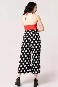 Hell Bunny Dolores Trousers Black Discount