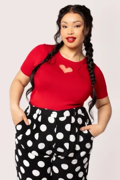 Hell Bunny Dolores Trousers Black Discount