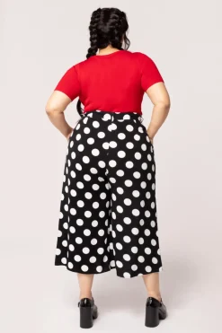 Hell Bunny Dolores Trousers Black Discount