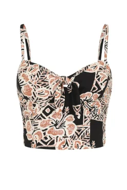 Hell Bunny Dominique Crop Top Black Hot