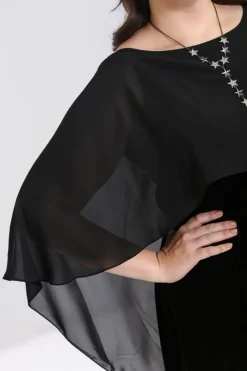 Hell Bunny Draco Mini Dress Black Clearance