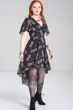 Hell Bunny Duality Dress Black Clearance