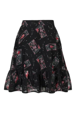 Hell Bunny Duality Skirt Black Discount