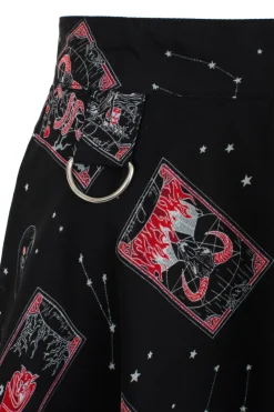 Hell Bunny Duality Skirt Black Discount