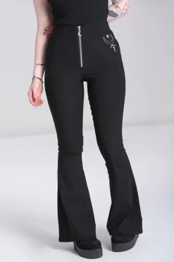 Hell Bunny Eclipse Trousers Black Sale