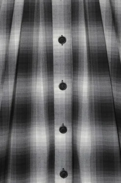 Hell Bunny Eddystone Pinafore Skirt Grey