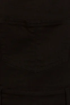 Hell Bunny Elly May Denim Dungaree Black New