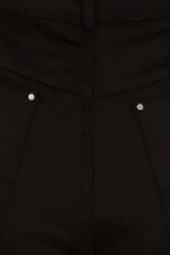 Hell Bunny Elly May Denim Dungaree Black New