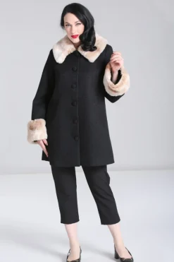 Hell Bunny Faustine Coat Black Sale