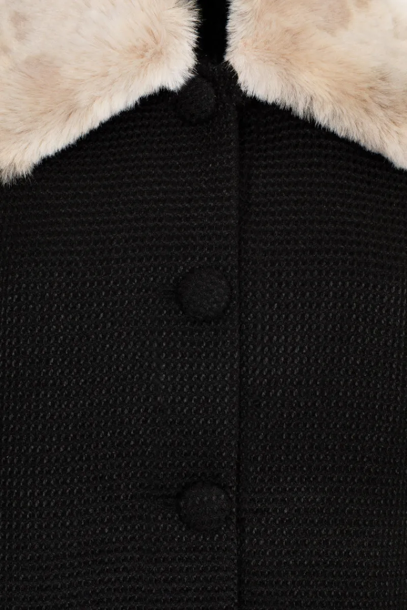 Hell Bunny Faustine Coat Black Sale