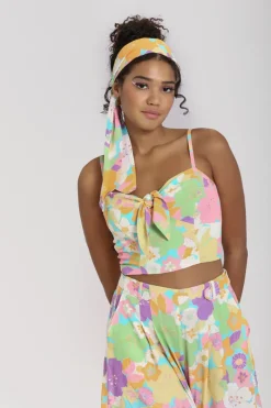 Hell Bunny Florette Crop Top MultiColour New