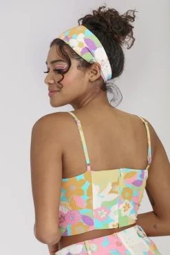 Hell Bunny Florette Crop Top MultiColour New