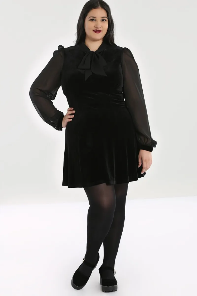 Hell Bunny Gabriella Mini Dress Black Outlet