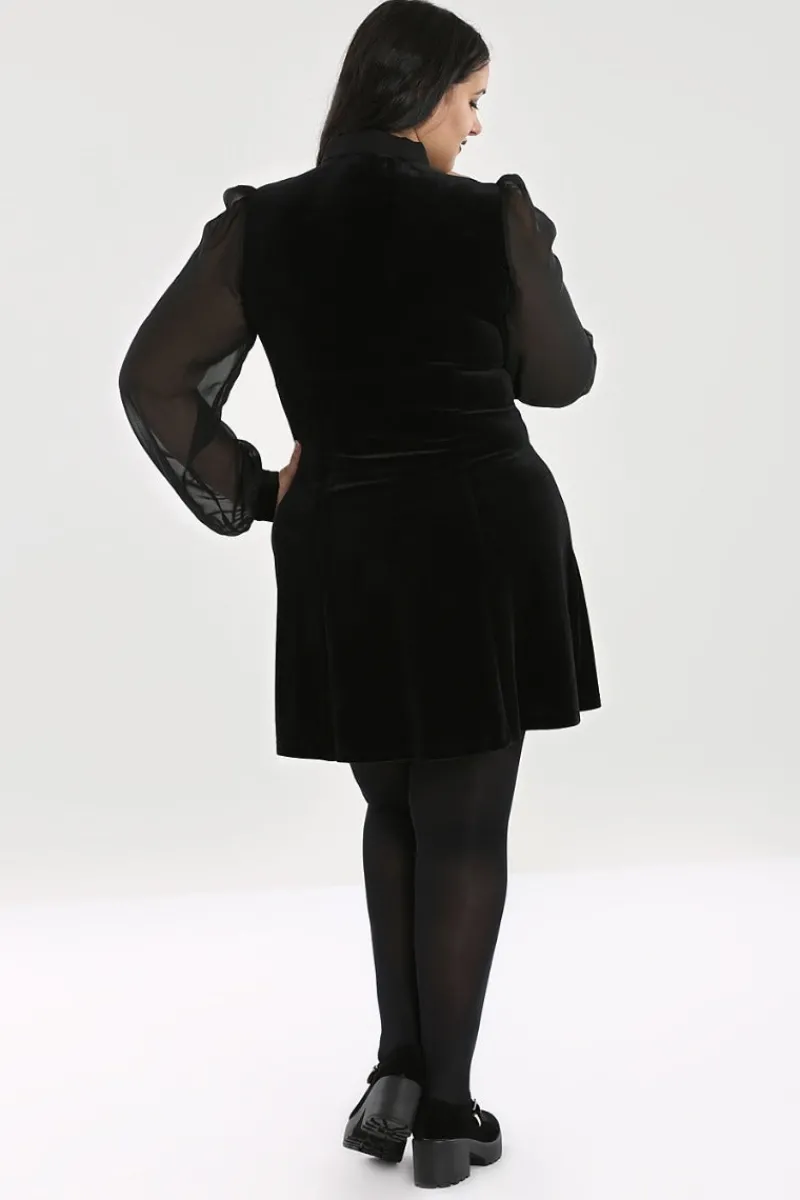 Hell Bunny Gabriella Mini Dress Black Outlet