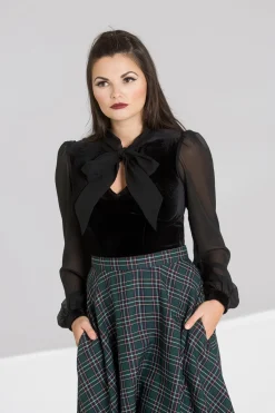 Hell Bunny Gabriella Top Black Outlet