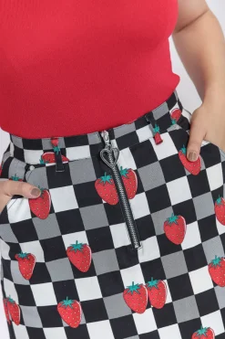 Hell Bunny Ginberry Mini Skirt Black Hot