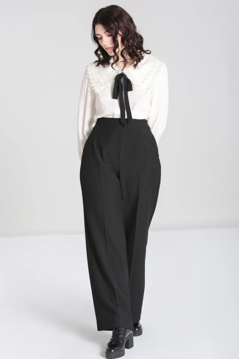 Hell Bunny Ginger Swing Trousers Online