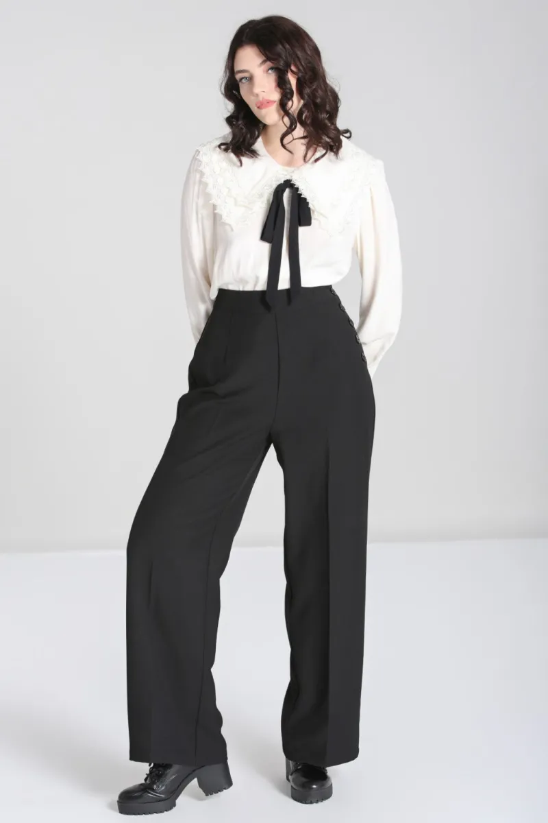 Hell Bunny Ginger Swing Trousers Online