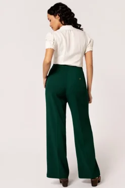 Hell Bunny Ginger Swing Trousers Discount
