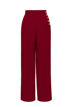 Hell Bunny Ginger Swing Trousers Discount