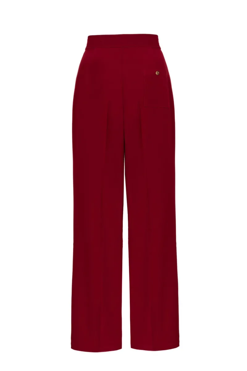 Hell Bunny Ginger Swing Trousers Discount